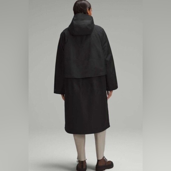 Lululemon 3 In 1 Insulated Rain Coat Jacket Parka Size 12 Black $498 Retail - Picture 2 of 12